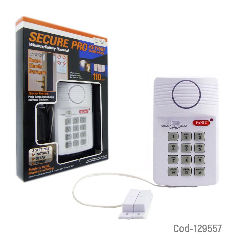 Alarma para casa, secure-pro, a pila con sensor magnetico. en caja. mayorista — imagen 3