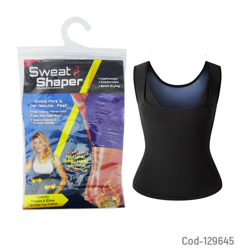 Faja reductora polera mujer, sweat shaper, quemadora de grasas. - pack de 10 unidades mayorista — imagen 3