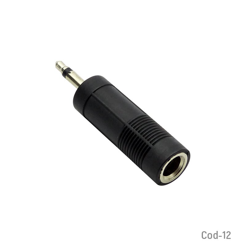 Adaptador hembra 6,3mm a macho 3,5mm mono - pack de 100 unidades mayorista — imagen 2