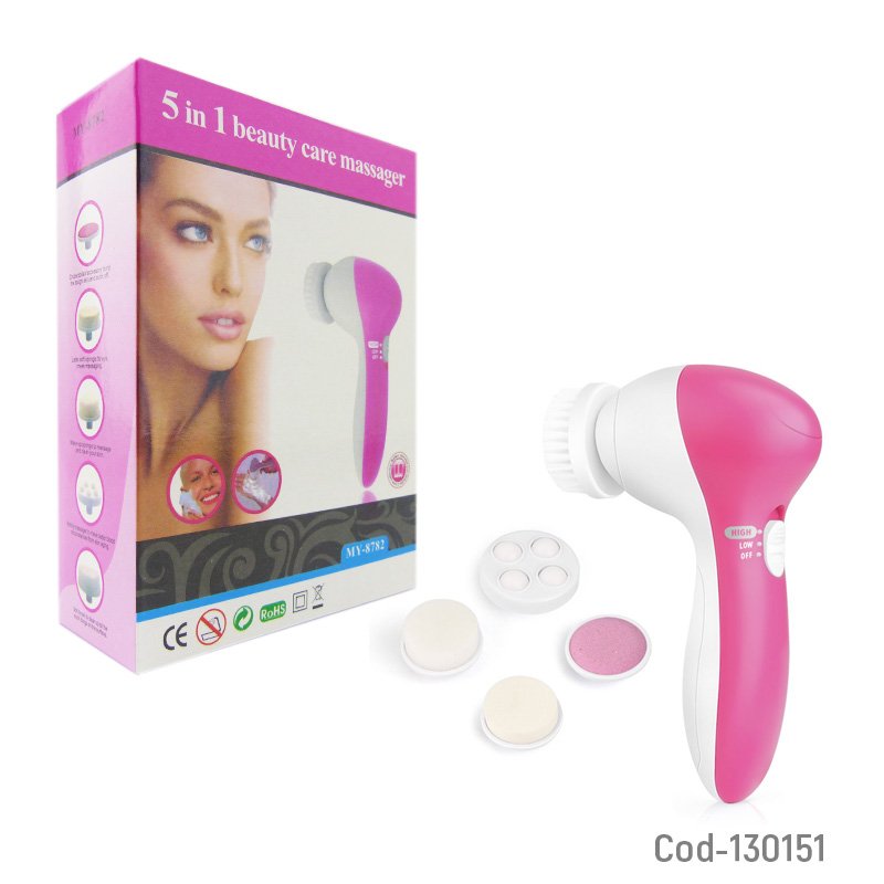 Limpiador facial 5 en 1 a pilas, incluye accesorios. en caja. - pack de 10 unidades mayorista — imagen 3