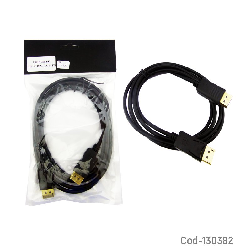 Cable adaptador de display port a display port 1.8mts. mayorista — imagen 3
