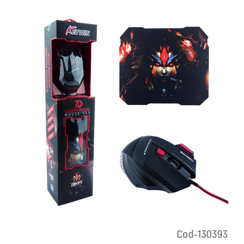Mouse y mouse pad keywin 7b mayorista — imagen 3