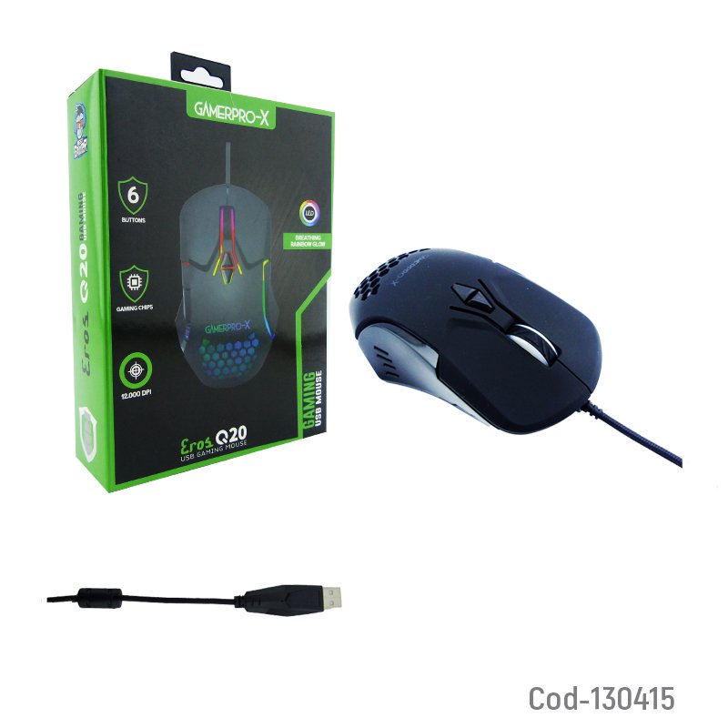 Mouse gamer usb eros q20 gamepro-x 6b mayorista — imagen 4