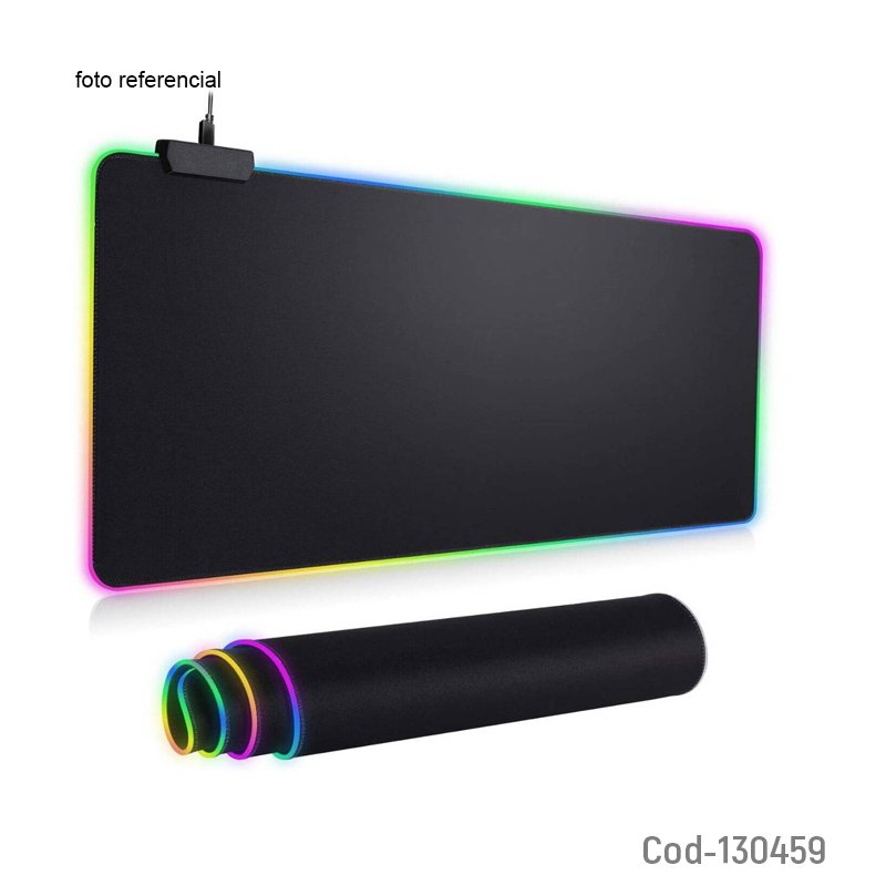 Pad mouse gamer con luz rgb. medidas 80x30cm. usb en caja. mayorista — imagen 2