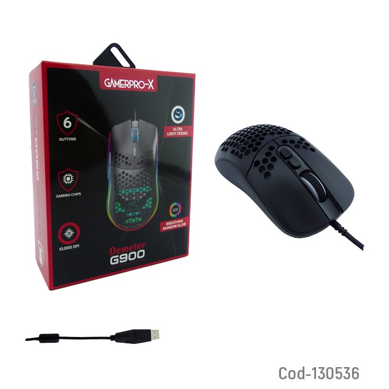Mouse gamer usb demeter g900. mayorista — imagen 3