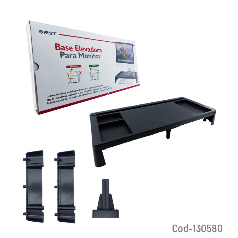 Mesa base elevadora para monitor de computador. marca rst. mayorista — imagen 3