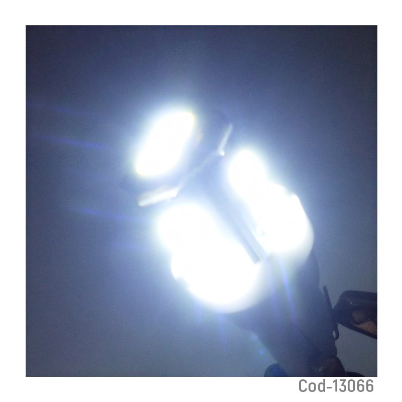 Luz de 10 led blanca, de 12volt. marca dezzer. set x 2. - pack de 20 unidades mayorista — imagen 2