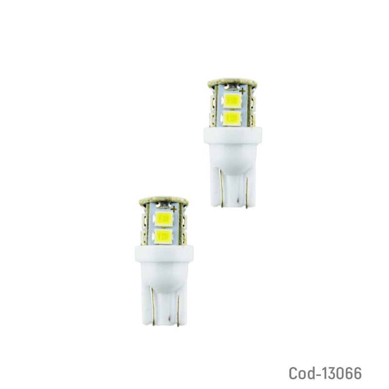 Luz de 10 led blanca, de 12volt. marca dezzer. set x 2. - pack de 20 unidades mayorista — imagen 3
