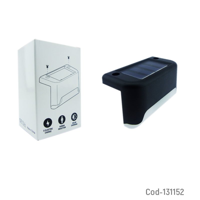 Aplique solar mini con luz blanca. - pack de 10 unidades mayorista — imagen 3