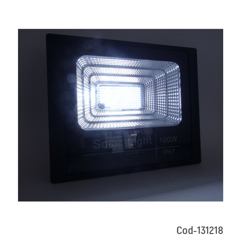 Foco solar de 150 led, 100 watt, con panel solar y control remoto. mayorista — imagen 3
