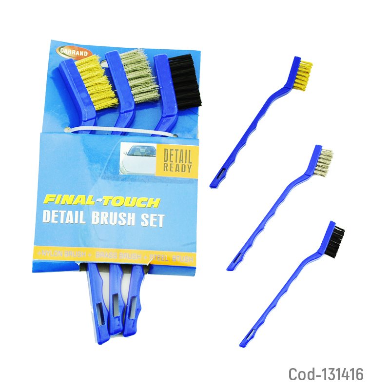 Cepillos limpieza de motor.set x3. - pack de 10 unidades mayorista — imagen 3