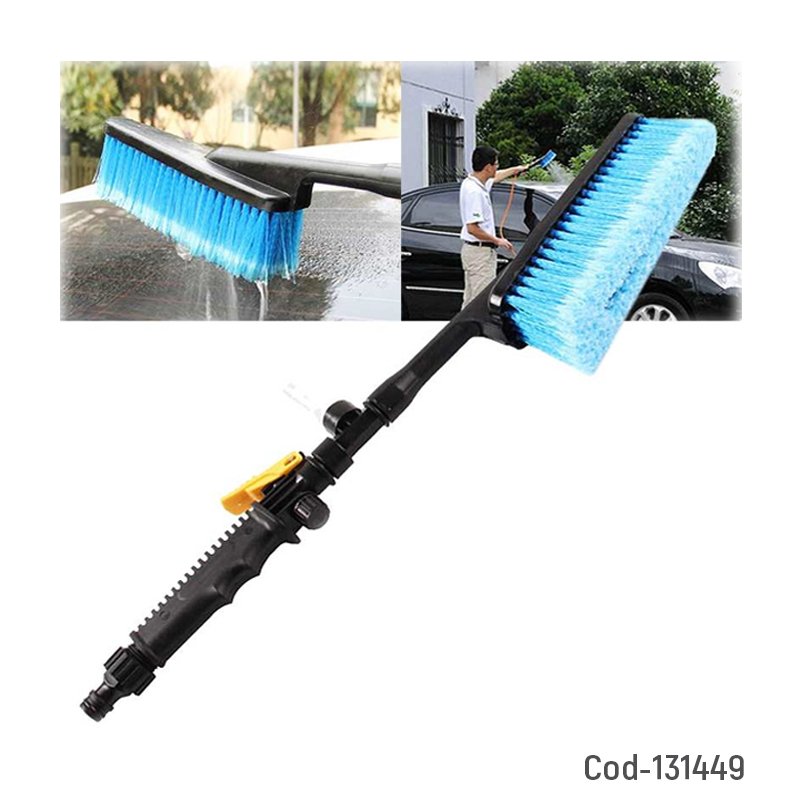 Cepillo para lavado de auto/moto con conexion a manguera. mayorista — imagen 2