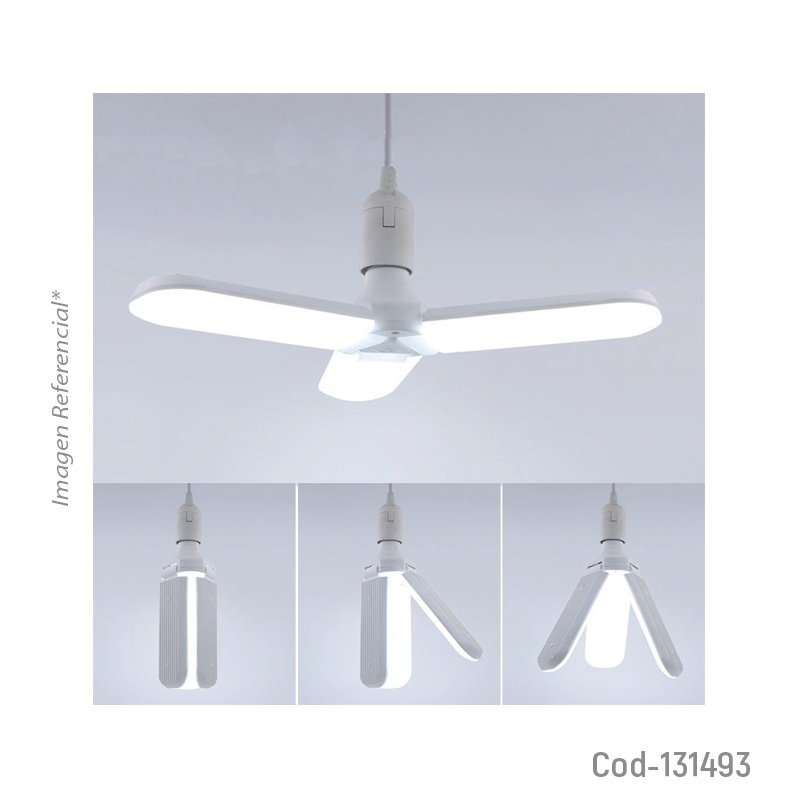 Ampolleta led bright fan 45w e-27, luz fria, megabright. en caja. mayorista — imagen 3