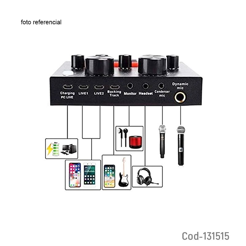 Tarjeta de sonido para efectos de voz modelo v8. mayorista — imagen 3