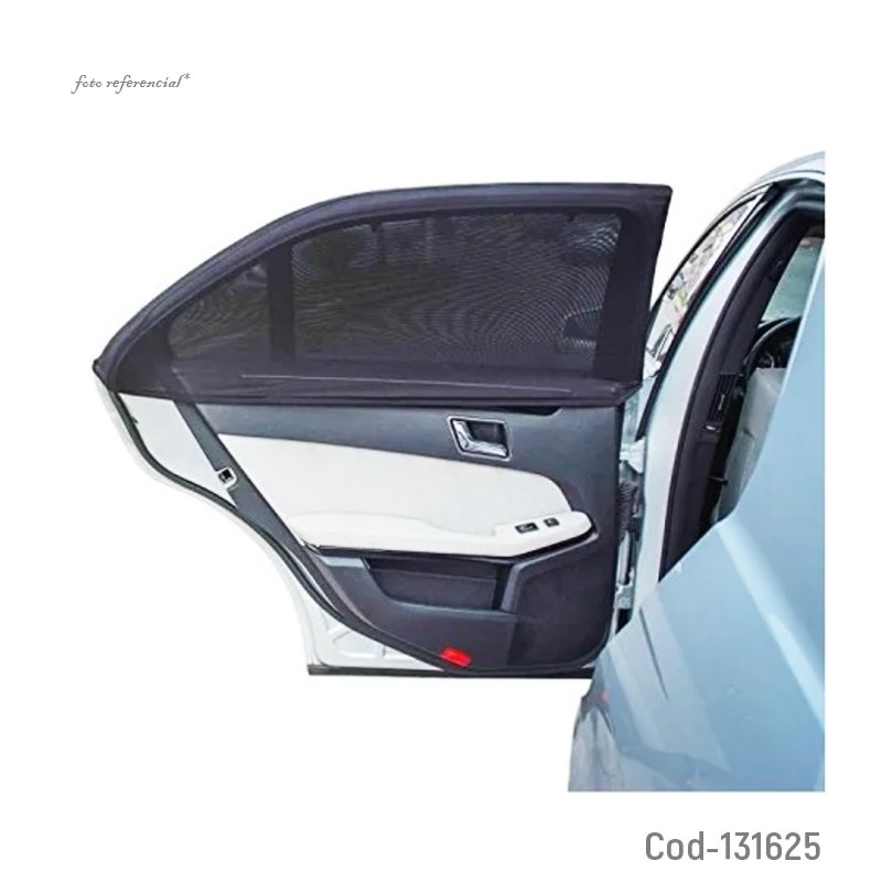 Parasol de ventanas laterales traseras para auto. - pack de 10 unidades mayorista — imagen 2