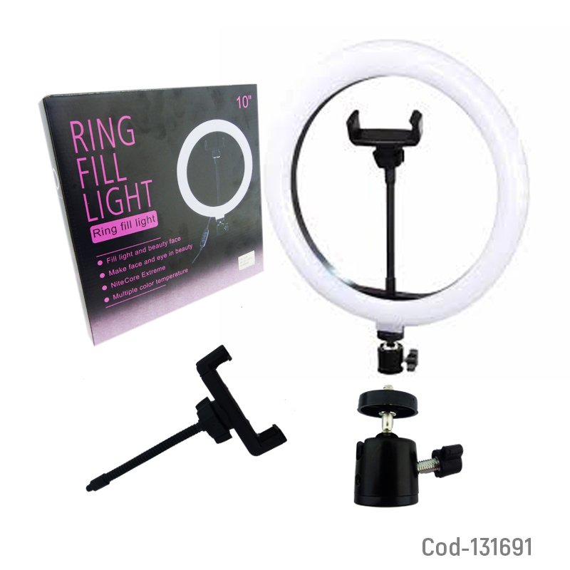 Aro led 10” (26cm) sin atril. mayorista — imagen 3