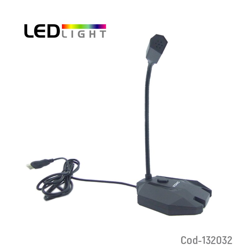 Microfono M3 Para PC Con Luz Y Tarjeta De Sonido. 30cm x 10cmx 11.5cm por mayor en Chile