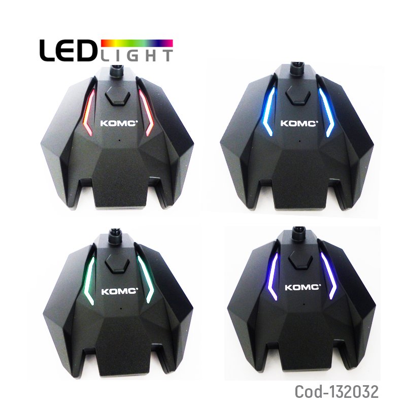 Microfono m3 para pc con luz y tarjeta de sonido. mayorista — imagen 3