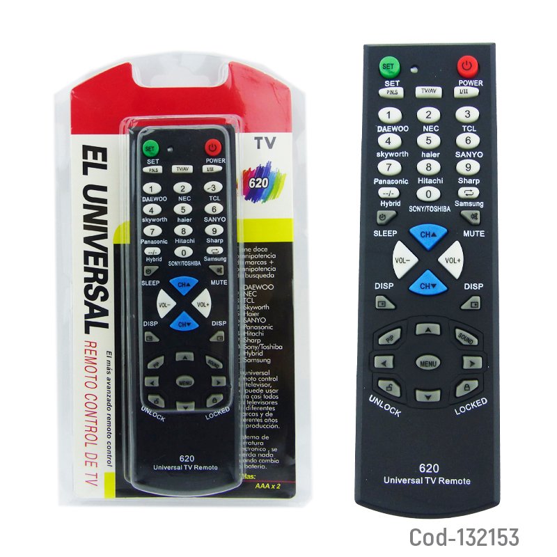 Control remoto universal para tv modelo js-620 - pack de 10 unidades mayorista — imagen 3