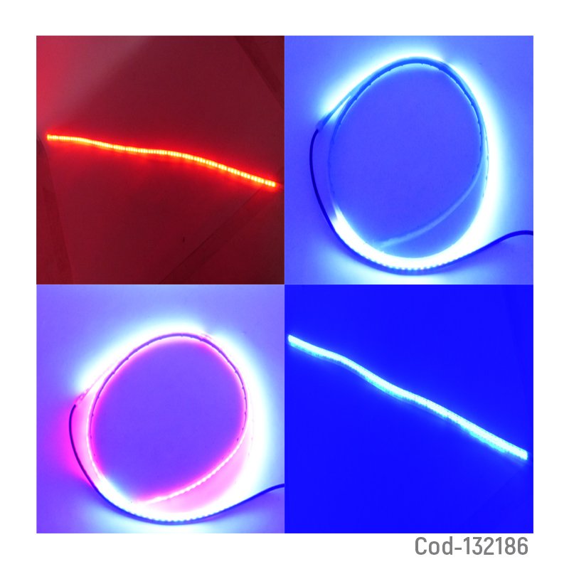 Tira led estrobo, baliza de 1,20m, para auto. mayorista — imagen 2