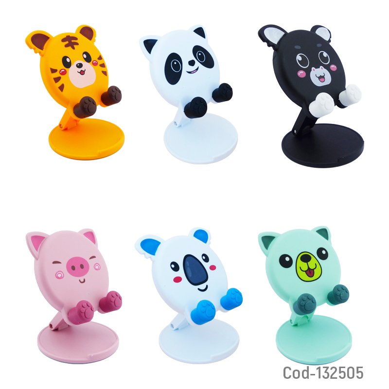 Porta smartphone de sobremesa modelo t3 figuras de animales para niños. - pack de 20 unidades mayorista — imagen 3