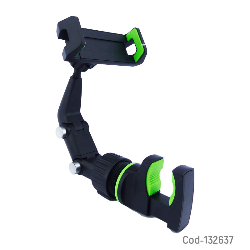 Porta Smartphone Para Espejo Retrovisor Articulado 24.5 cm x 8 cm por mayor en Chile