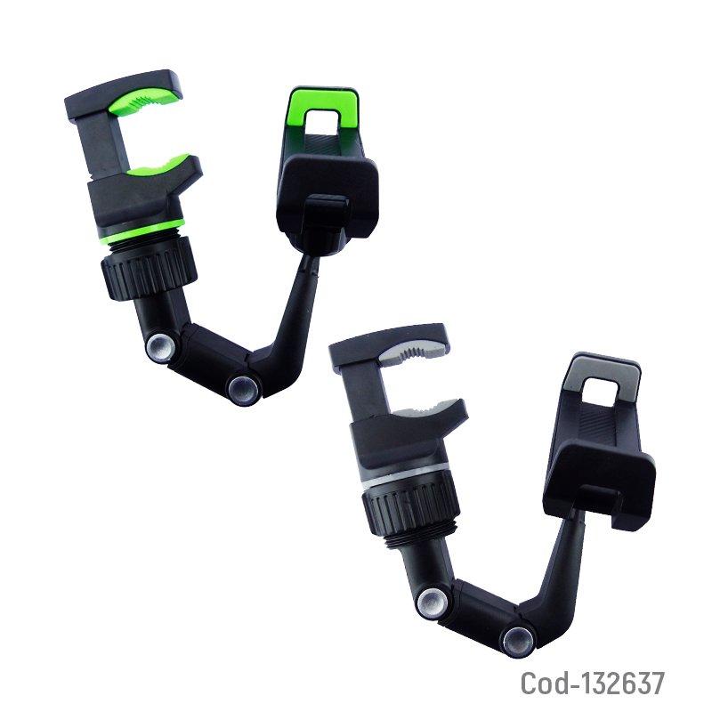 Porta smartphone para espejo retrovisor articulado - pack de 10 unidades mayorista — imagen 3