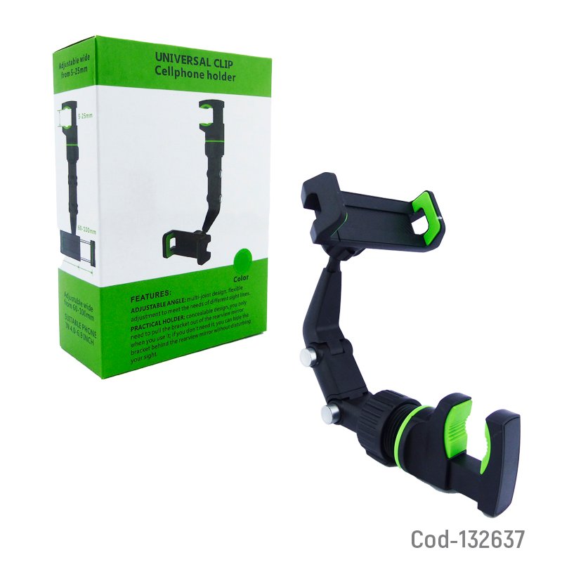 Porta smartphone para espejo retrovisor articulado - pack de 10 unidades mayorista — imagen 4