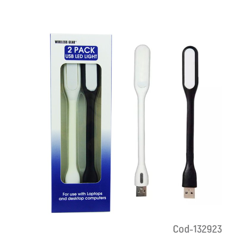 Lampara mini usb led marca wireless gear, tb824. set x 2 mayorista — imagen 4