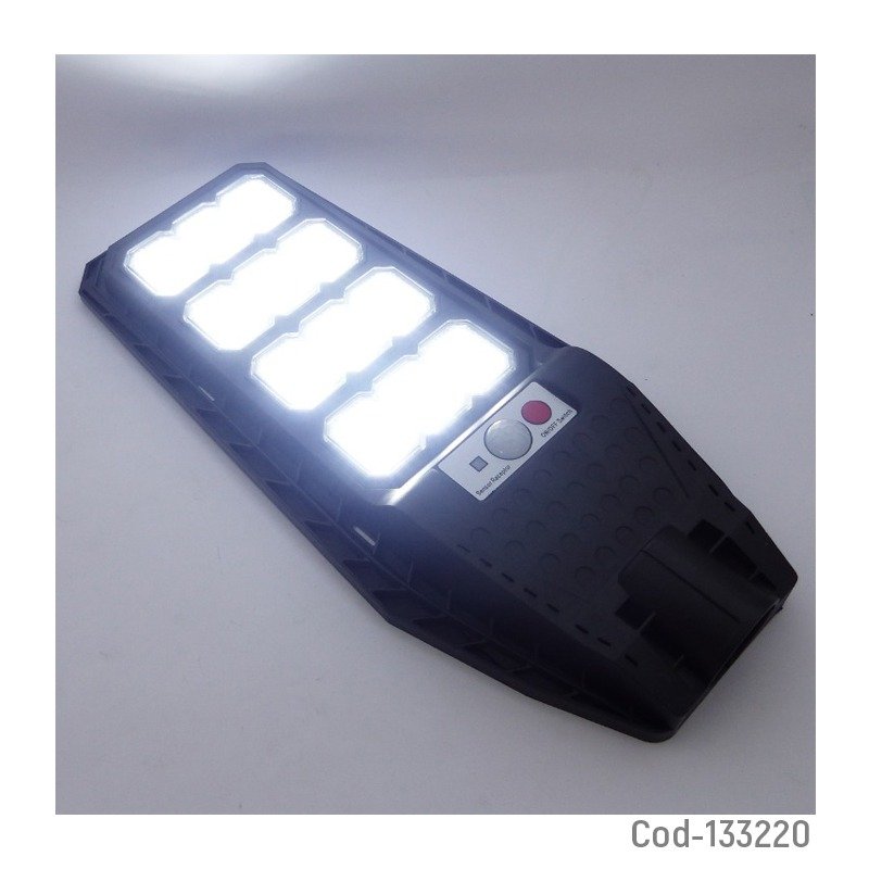 Foco con brazo solar para poste de 200 watt, 144 led en 12 placas y control remoto mayorista — imagen 2