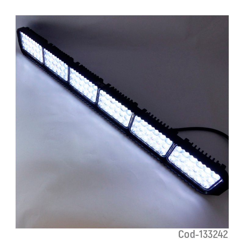 Neblinero led 108 led. 324 watt barra de 12/24 volt con 6 placas. 68 cm x 12 cm. mayorista — imagen 2