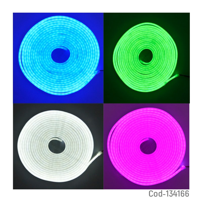 Rollo led neon de 5 mts con transformador varios colores. mayorista — imagen 3