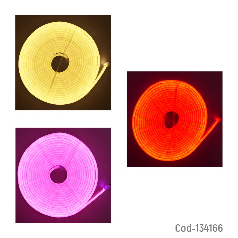 Rollo led neon de 5 mts con transformador varios colores. mayorista — imagen 4