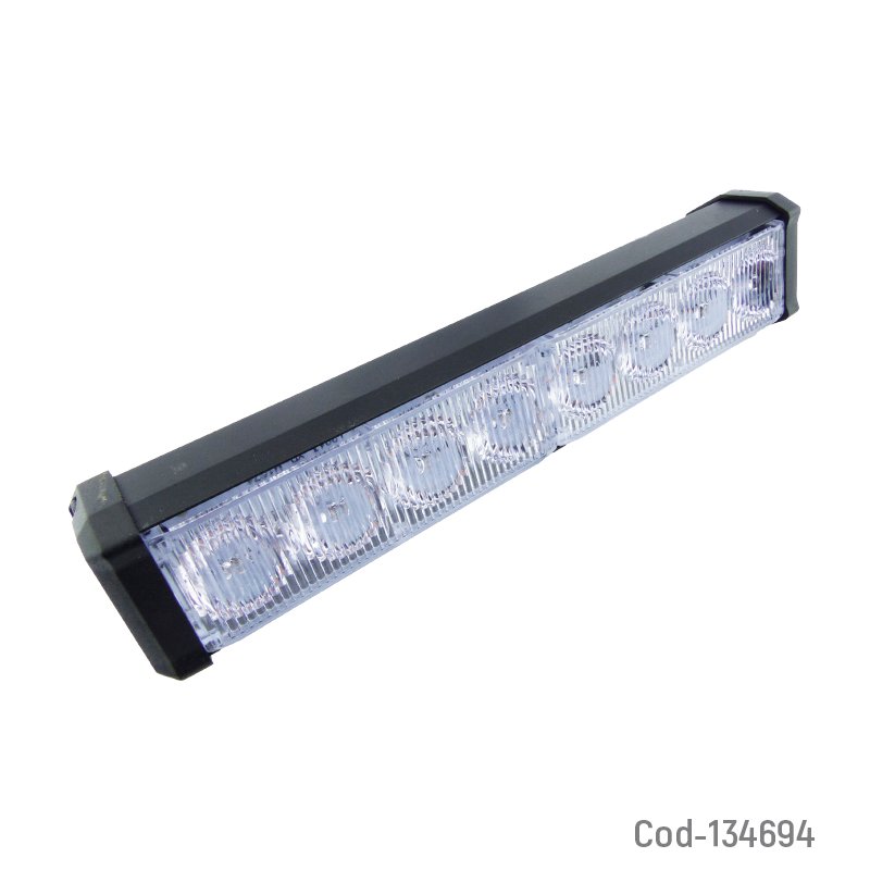 Baliza de 8 led strobo grande, 12 volt color ambar mayorista — imagen 4
