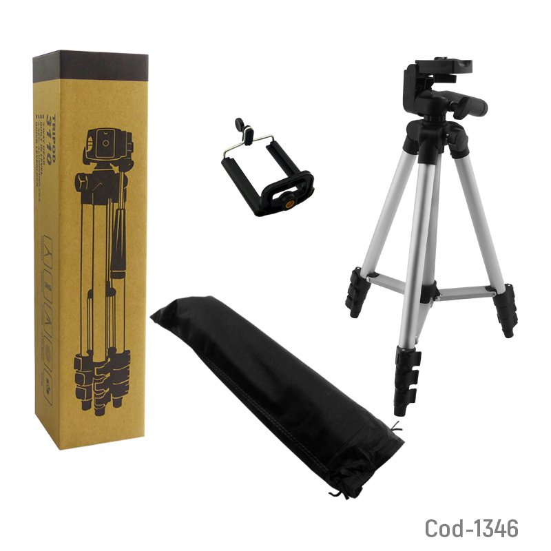 Tripode 4 secciones 1 metro. para camara, gopro y smartphone. mayorista — imagen 3