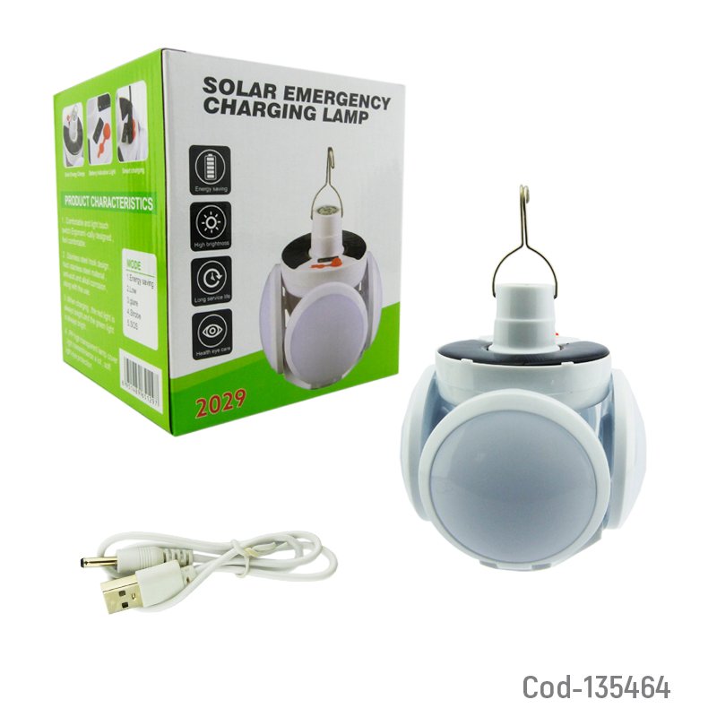 Ampolleta solar led pelota desplegable para camping modelo 2029 mayorista — imagen 4