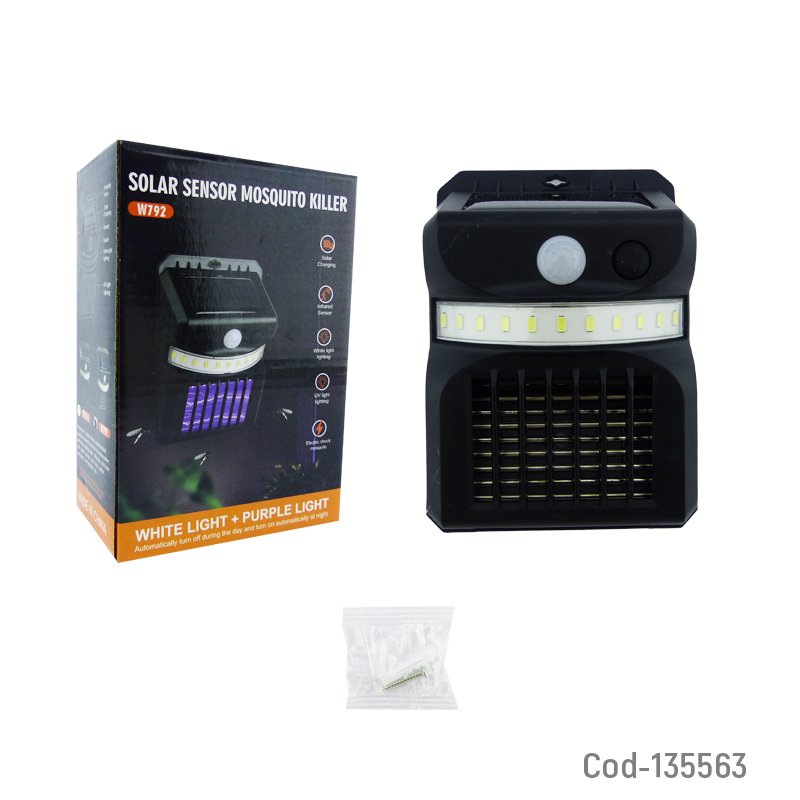 Aplique solar mata mosquito, con 11 led, modelo w-792. mayorista — imagen 4