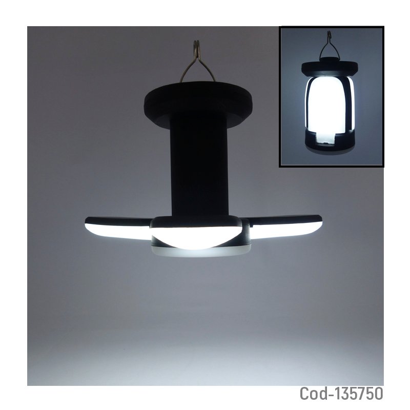 Lampara led 3 aspas de 140 watt modelo z03 para colgar y recargable usb. mayorista — imagen 3