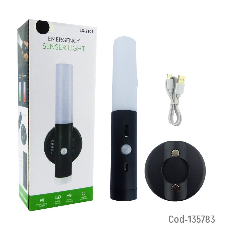 Lampara led de emergencia, modelo lx-2101 portatil. mayorista — imagen 4