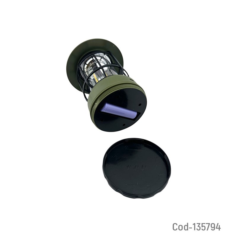 Farol led solar modelo zj-1990t con dimmer, recargable por usb de luz blanca. mayorista — imagen 2