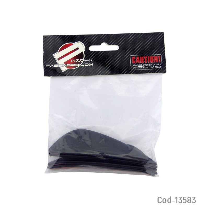 Difusor de aire aleta mini carbon, set x 4 piezas jdm para spoiler de auto. - pack de 10 unidades mayorista — imagen 4