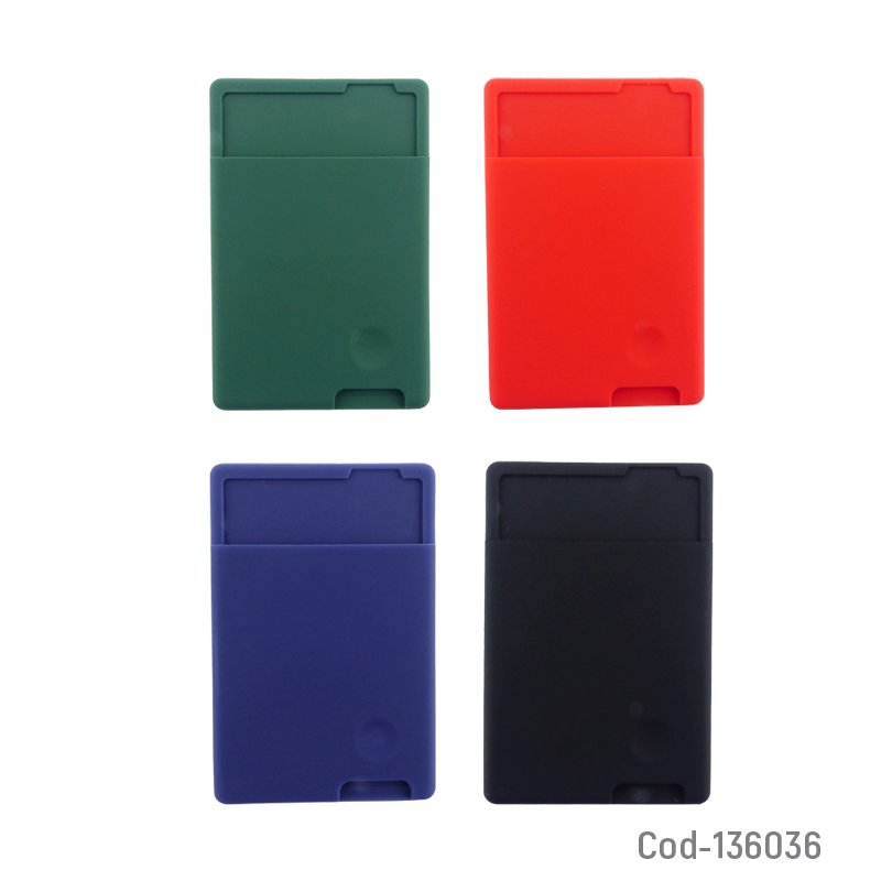 Porta tarjeta de silicona para smartphone. mayorista — imagen 3