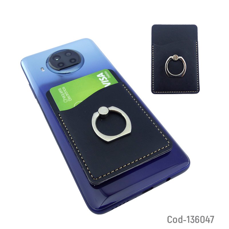 Porta tarjeta con anillo para smartphone - pack de 10 unidades mayorista — imagen 2