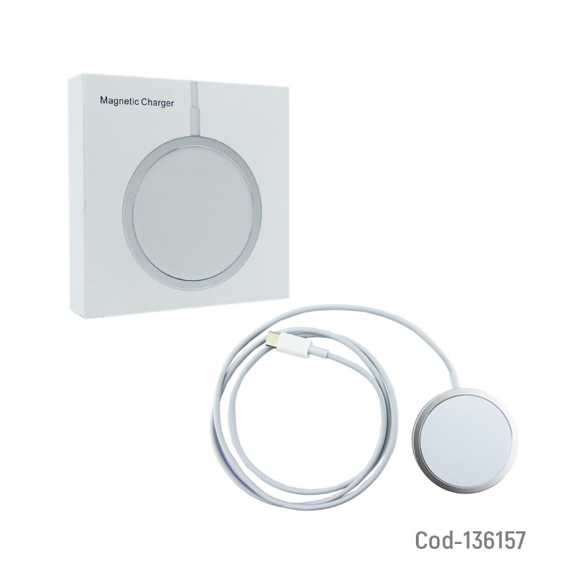 Cargador inalambrico redondo type-c para smartphone - pack de 10 unidades mayorista — imagen 4