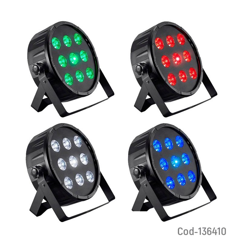 Luz disco de 9 led rgb con dmx mayorista — imagen 3