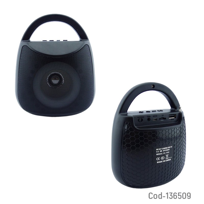 Parlante bluetooth mini de 3” modelo y-50 rgb. mayorista — imagen 2