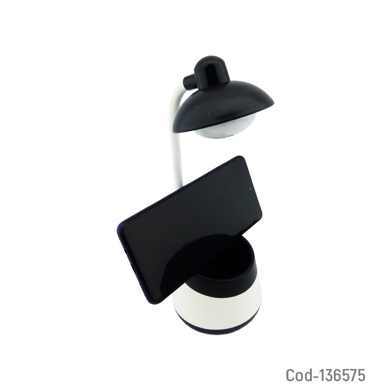 Lampara led con porta lapiz y porta celular, recargable por usb. mayorista — imagen 3