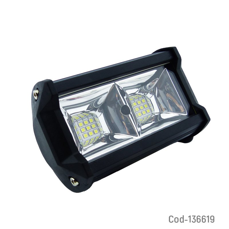 Neblinero de 18 led, barra de 54 watt con 2 placas de luz blanca. mayorista — imagen 4
