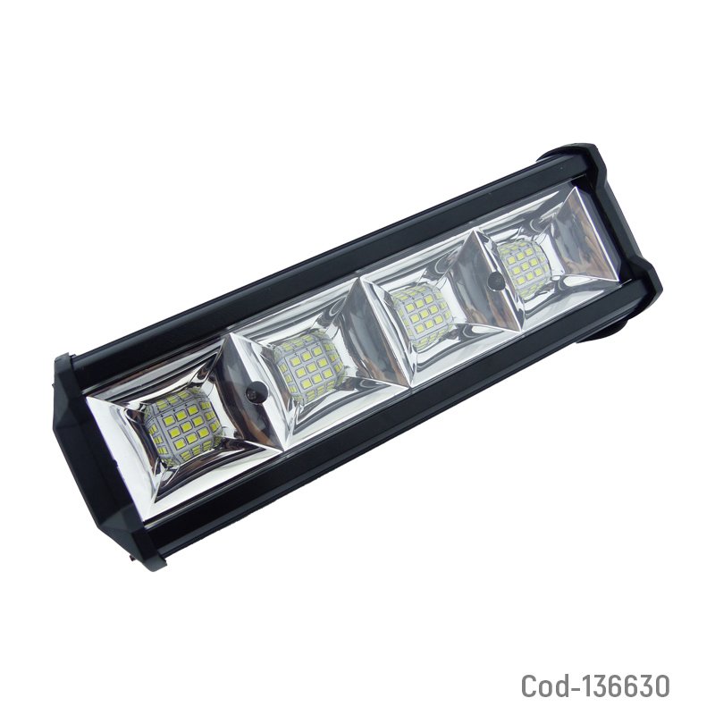 Neblinero de 36 led, barra de 108 watt con 4 placas de luz blanca. mayorista — imagen 4
