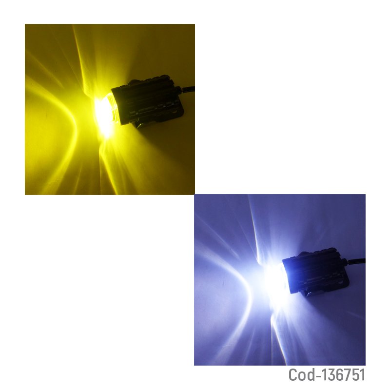 Neblinero led para moto modelo mini duo color - pack de 10 unidades mayorista — imagen 2